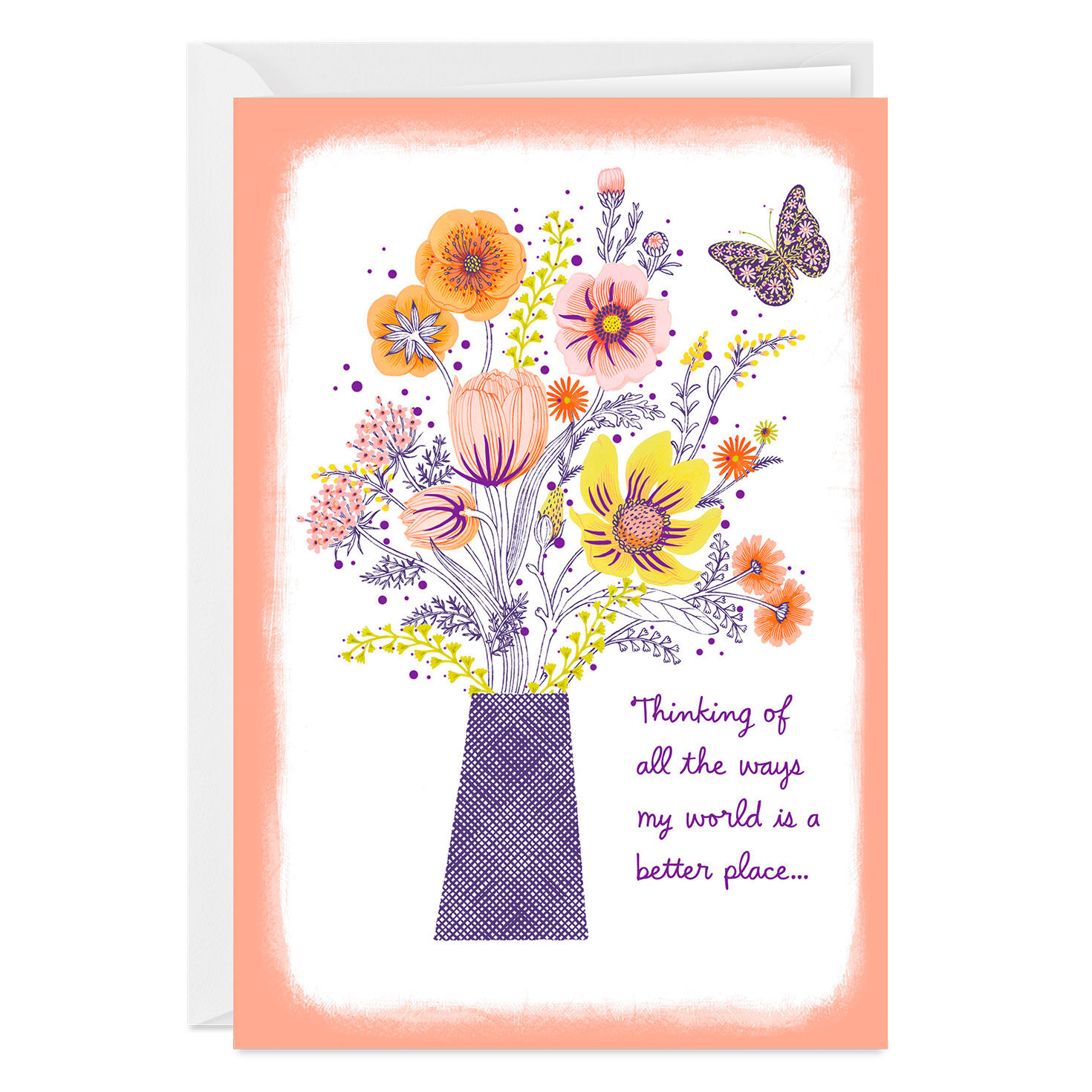 Because of You Custom Friendship Card, , large image number 1