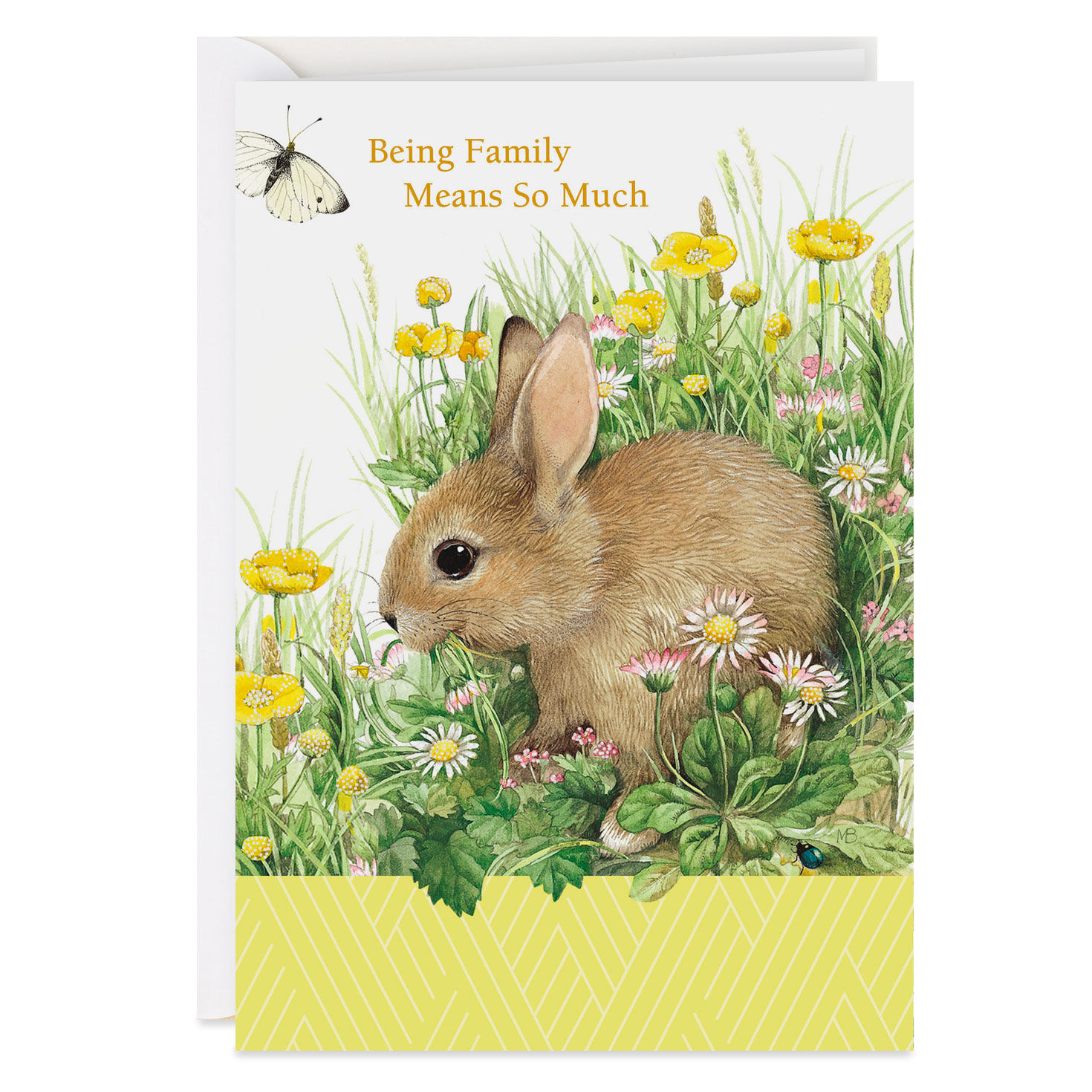 Marjolein Bastin Bunny and Flowers Birthday Card for only USD 2.99 | Hallmark