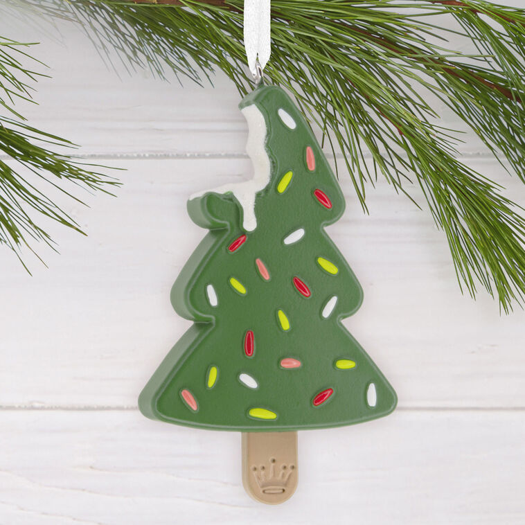 Ice Cream Tree Christmas Ornament Hanging on tree image number 2