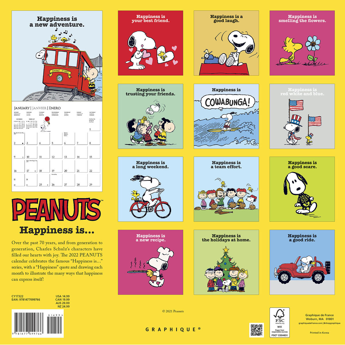 Dayspring Peanuts 12Month 2025 Wall Calendar 2025 Wall Calendar Deva