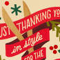 Thanking You in Style Christmas Card for Hairstylist, , large image number 4