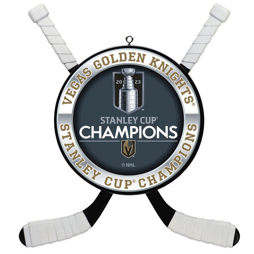 NHL® Vegas Golden Knights® 2023 Stanley Cup® Champions Hockey Ornament, 