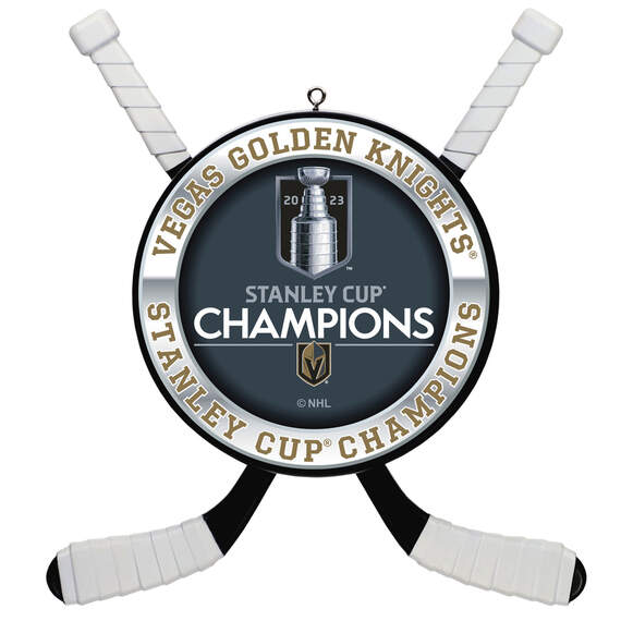 NHL® Vegas Golden Knights® 2023 Stanley Cup® Champions Hockey Ornament