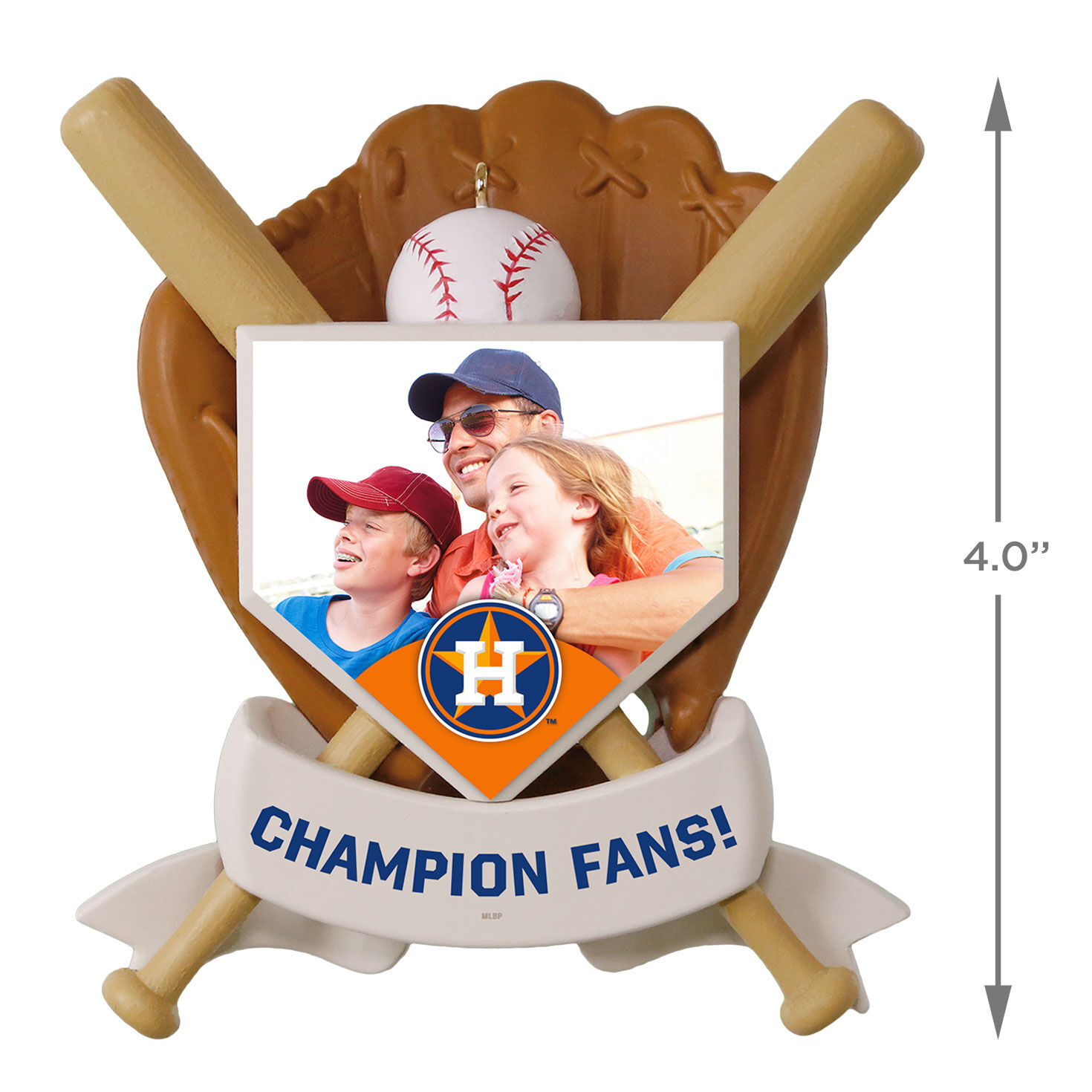 MLB Houston Astros&trade; Baseball Personalized Ornament, Custom Photo and Text, , large image number 4