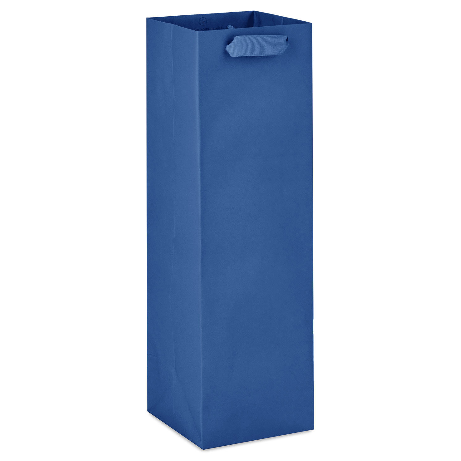 13" Solid Royal Blue Wine Gift Bag