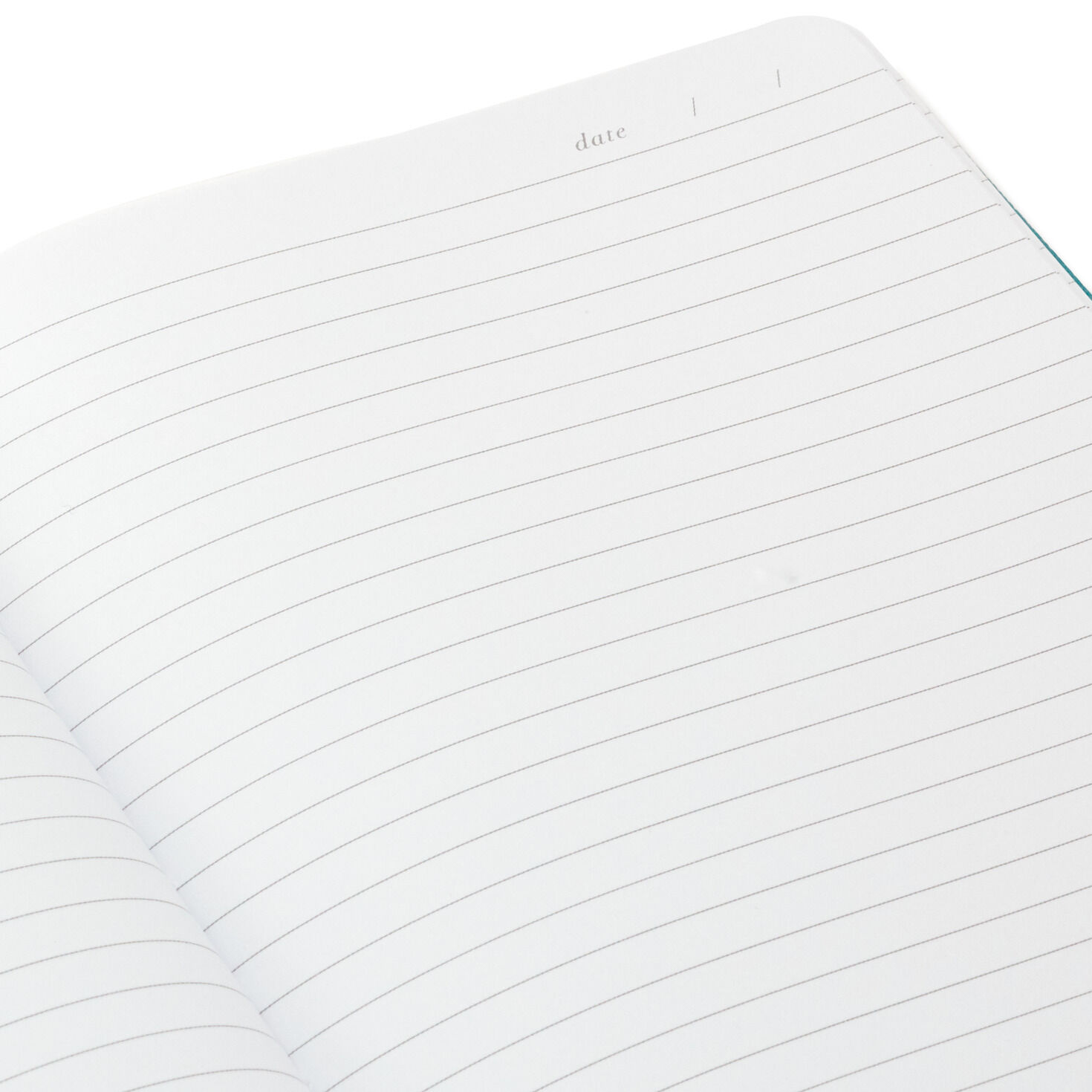 Turquoise Faux Leather Notebook With Pen, , large image number 7