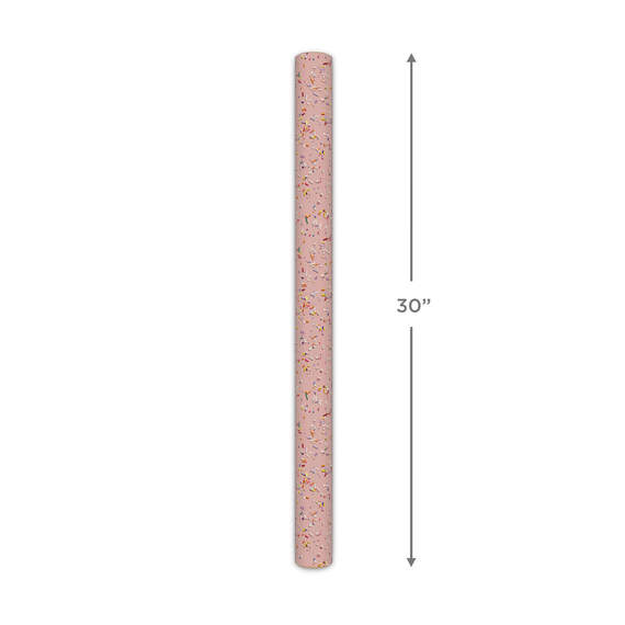 Cake Sprinkles on Pink Wrapping Paper, 20 sq. ft., , large image number 5