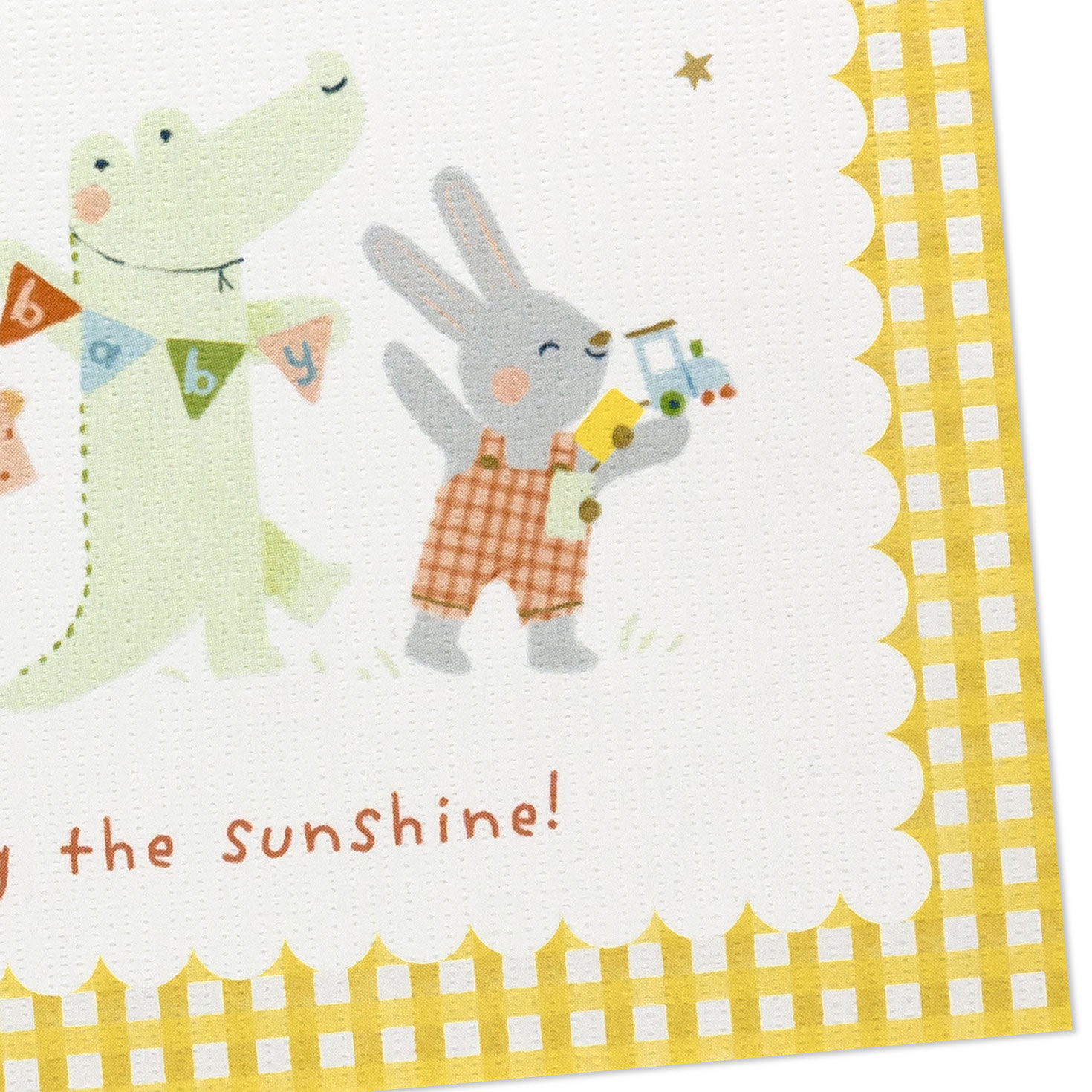 Cute Animal Babies Thank You Note Cards Pack Cover Detail image number 4