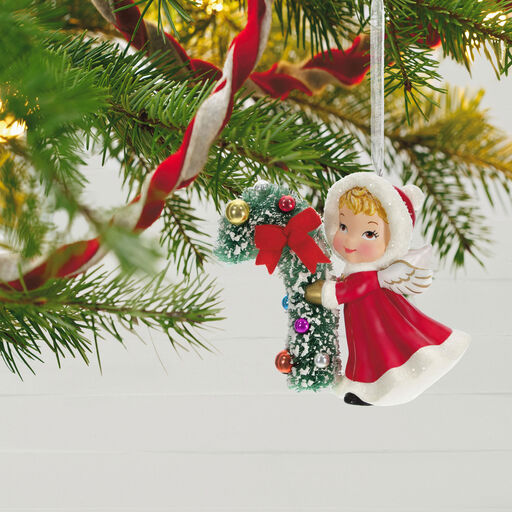 Vintage Angel Porcelain Ornament, 