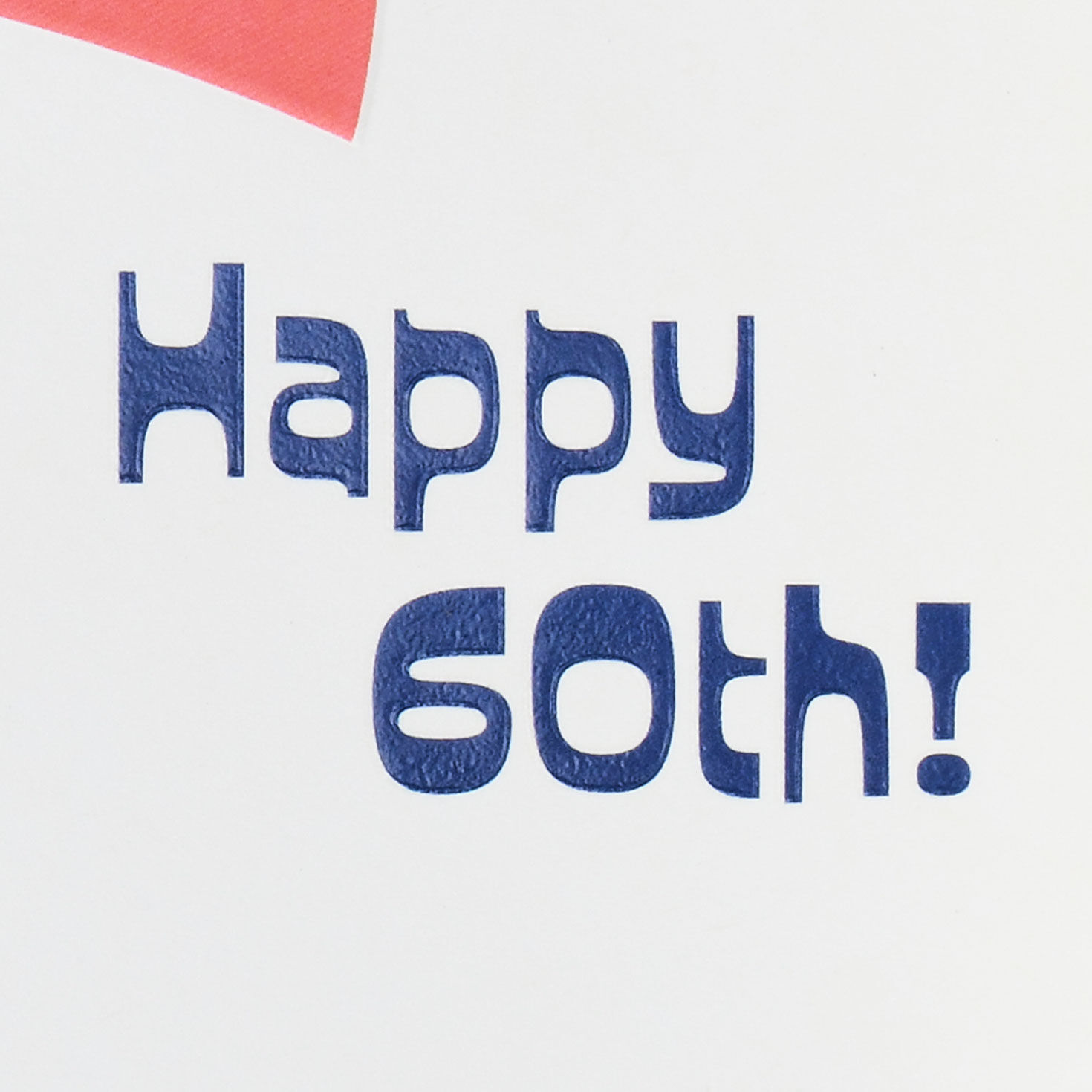 Saguaro Cactus and Tortoise 60th Birthday Card Sentiment image number 3