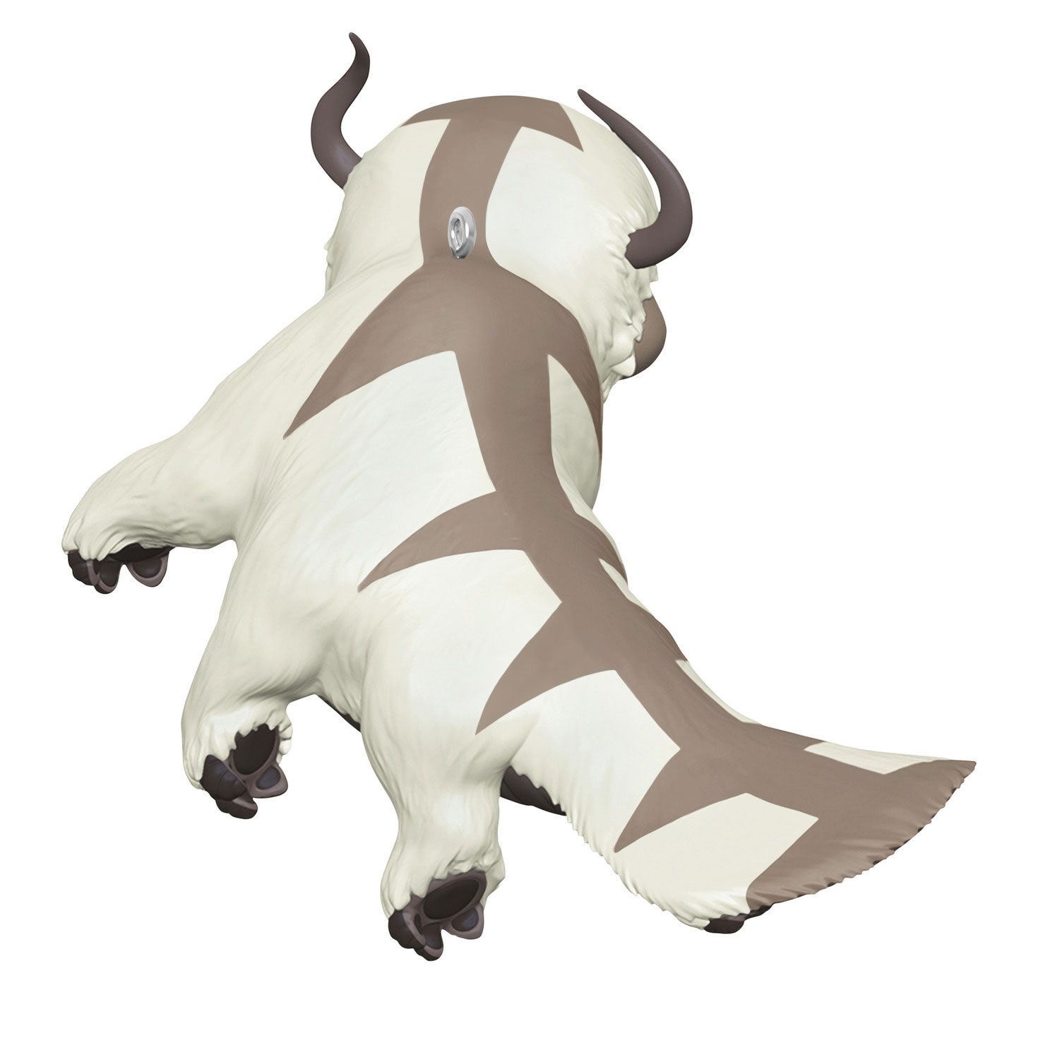 Avatar Gray and White Appa Keepsake Ornament Back image number 6