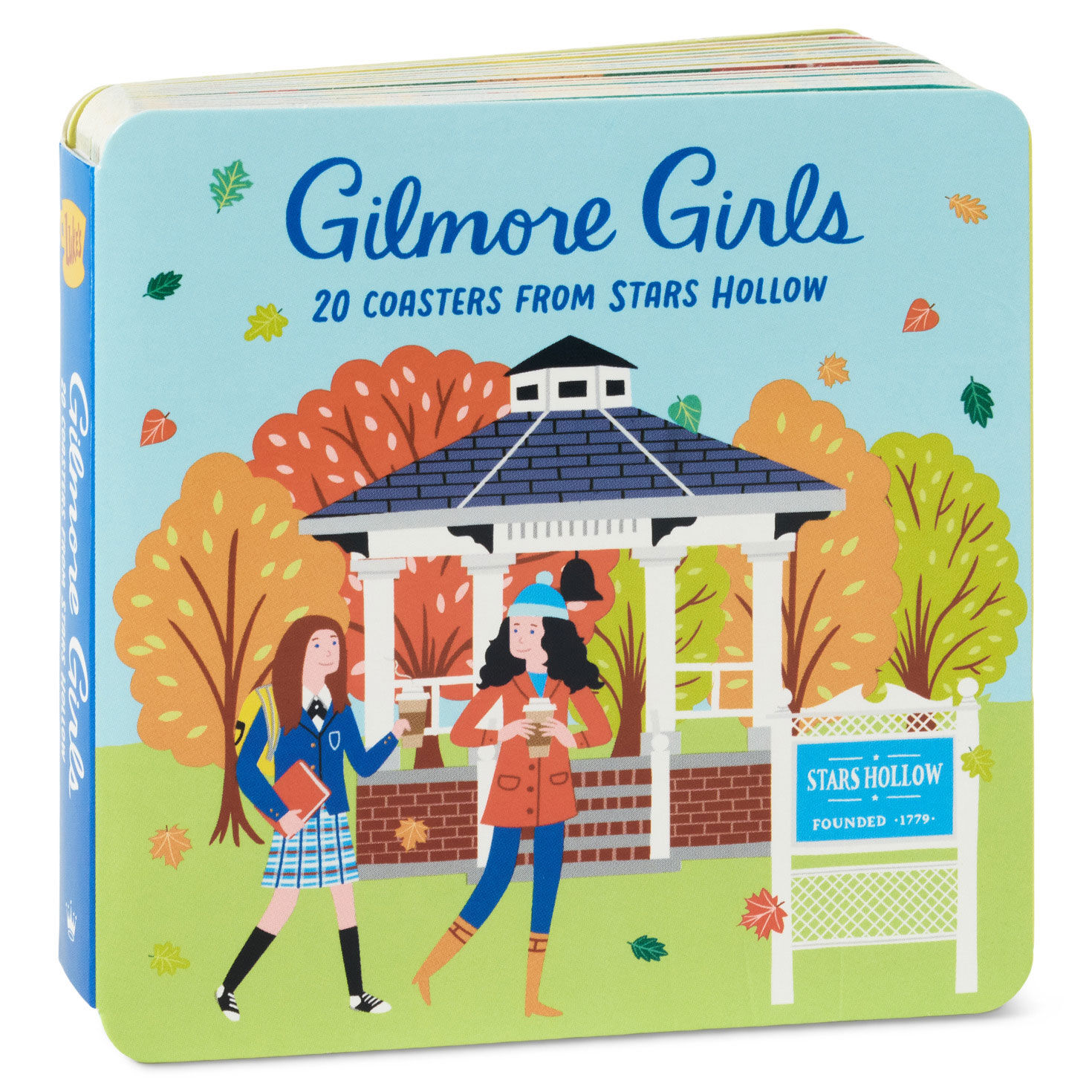 Gilmore Girls Stars Hollow Scenes Coaster Book, Set of 20