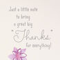16" Dog With Flowers Jumbo Thank-You Card, , large image number 2