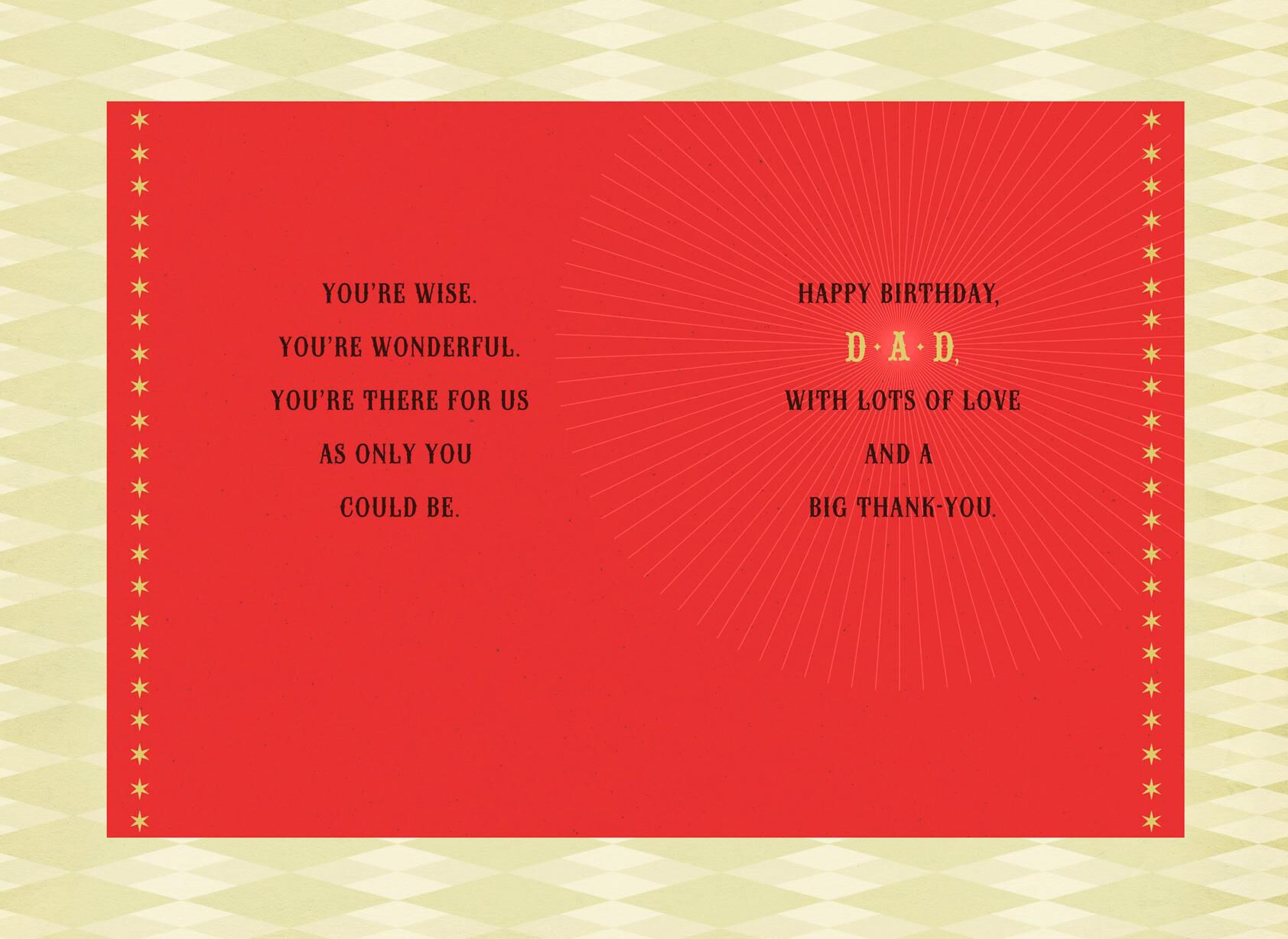 Wise and Wonderful Dad Birthday Card