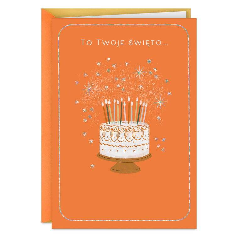 You're Wonderful Polish-Language Birthday Card