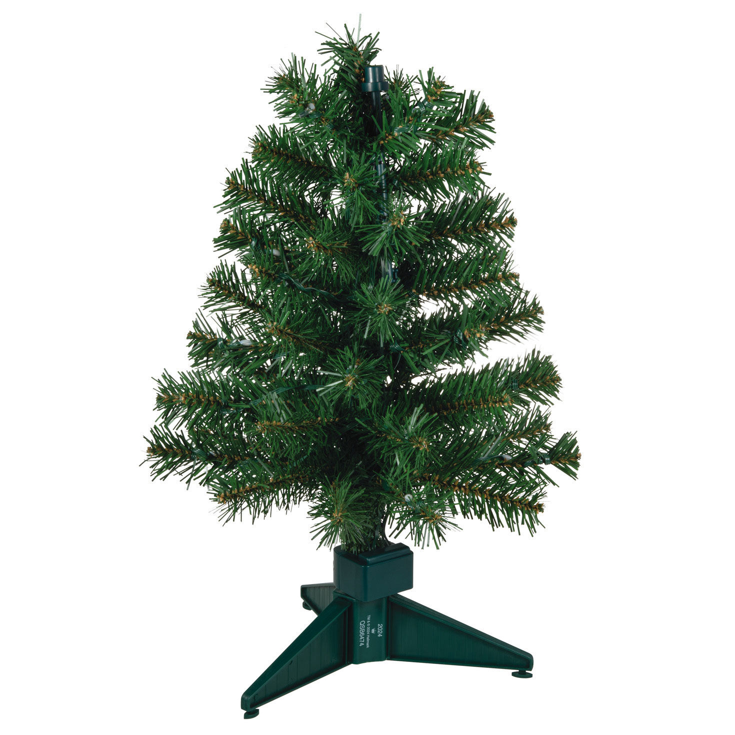 Mini ShowToppers Evergreen Christmas Tree With Light, 17