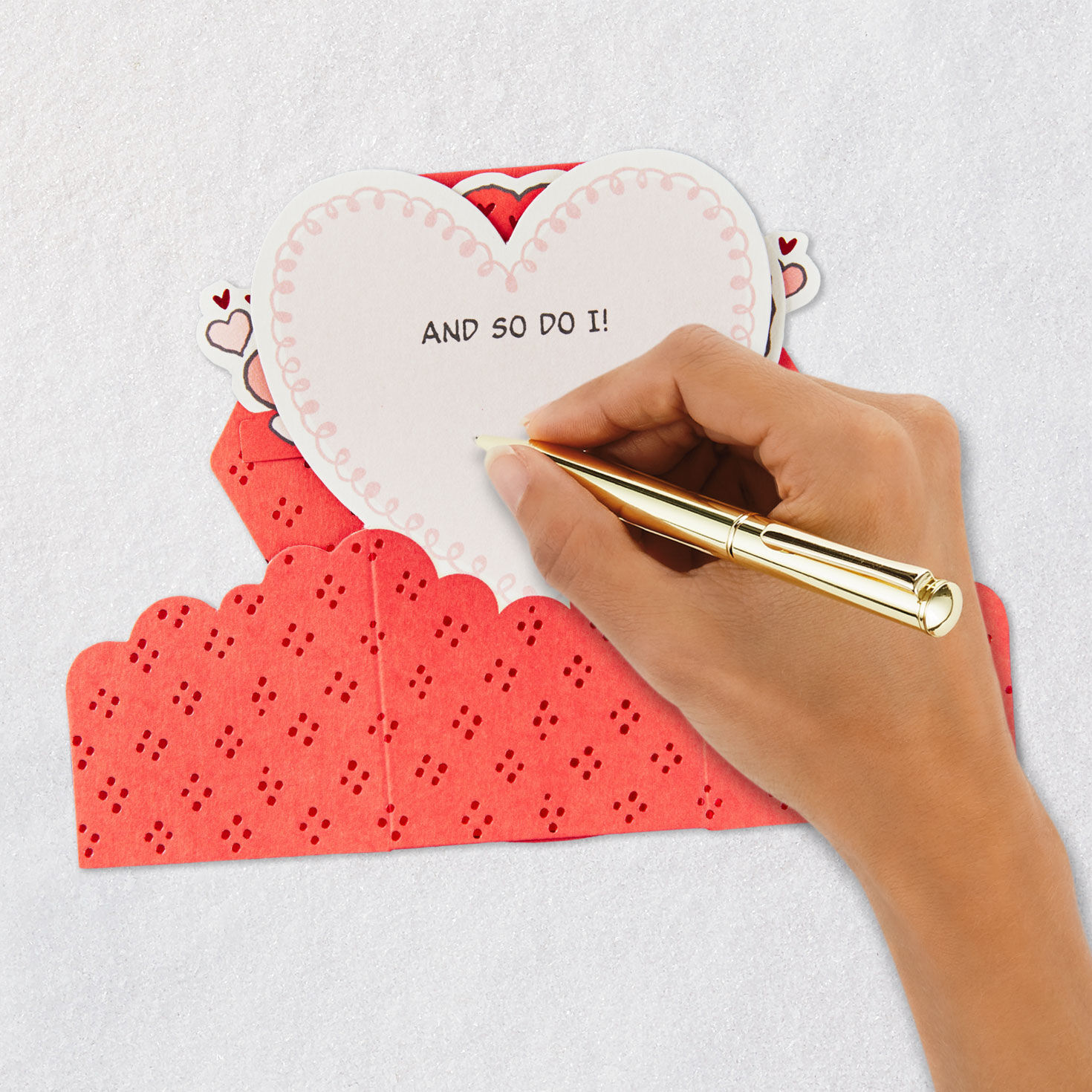 Snoopy and Woodstock Pop-Up Valentine's Day Card Signing card image number 6