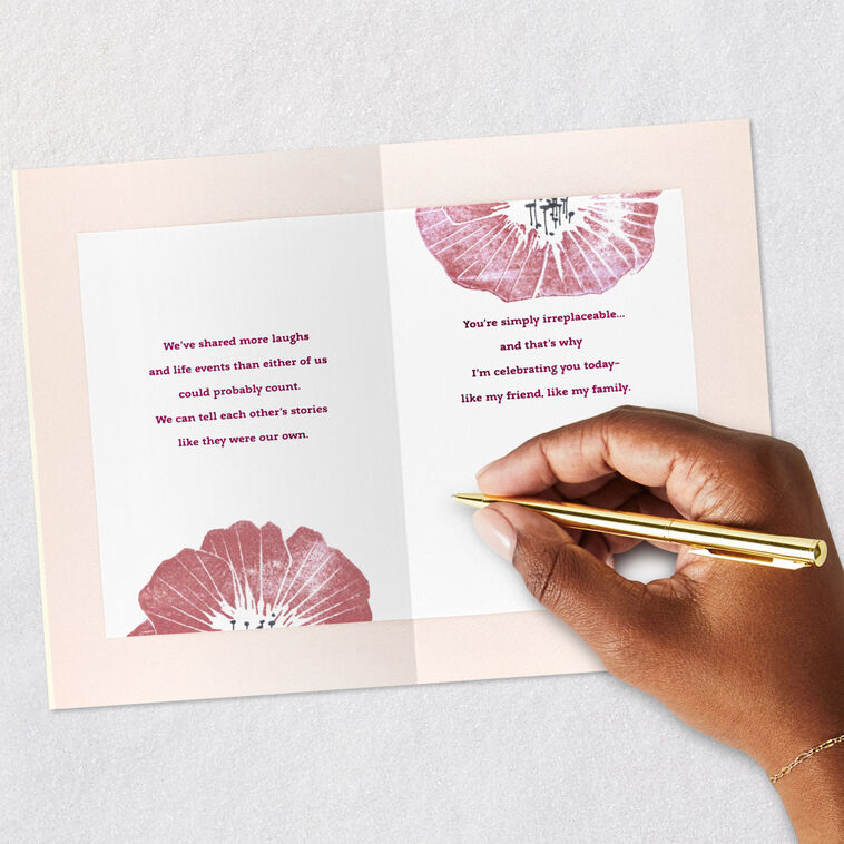 Celebrating You Like Family Birthday Card for Friend, , large image number 7