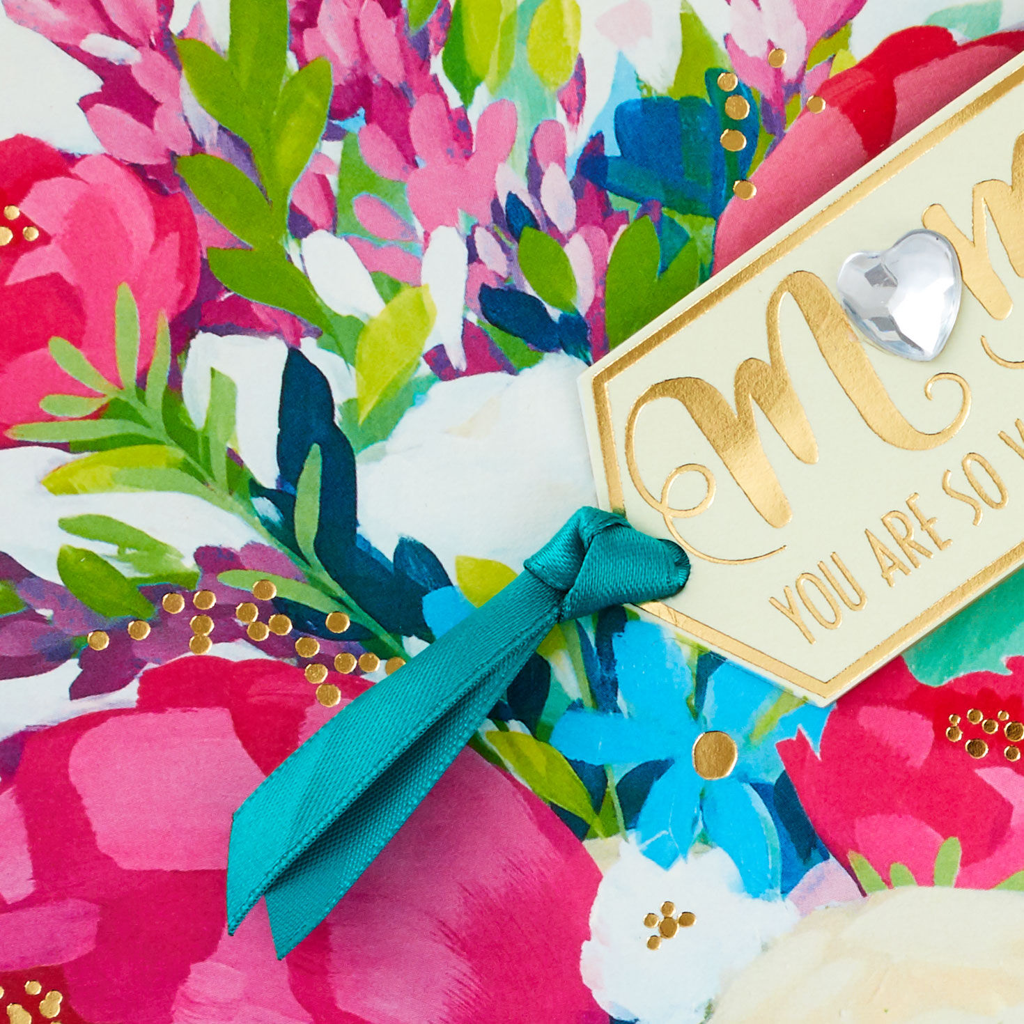 Flowers in Vase Religious Mother's Day Card for Mom card front detail image number 5