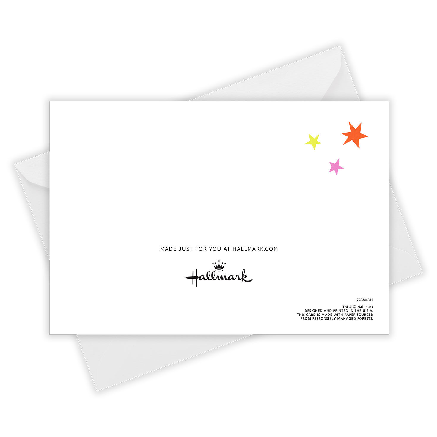 Bubble Letters Personalized Grandparents Day Card Card Back with Envelope image number 5