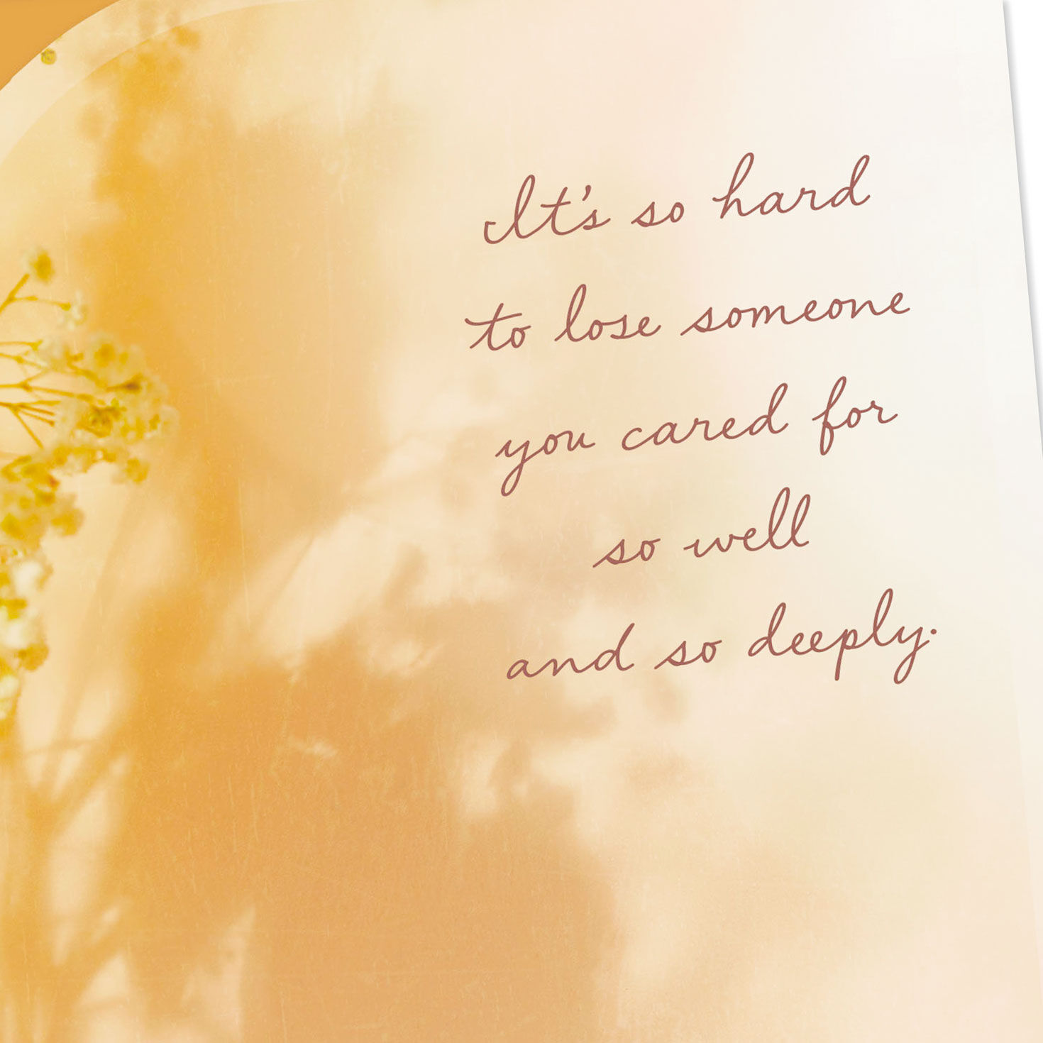 Rest Your Kind Heart and Tend to Your Soul Sympathy Card, , large image number 4