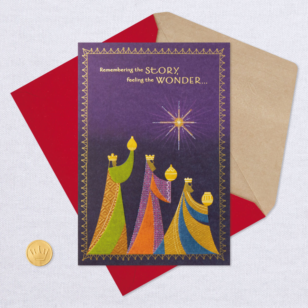 Feel the Wonder Religious Christmas Card - Greeting Cards - Hallmark
