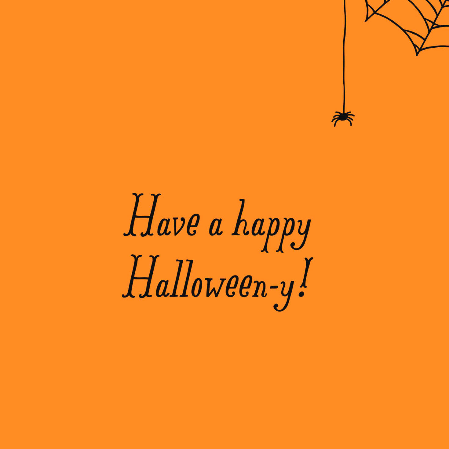 Dachshund Dog and Pumpkin Halloween Card Sentiment image number 2