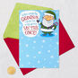 Green Elf I Love You Christmas Card for Grandson Card Front with Envelope and Gold Seal image number 7