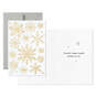 Gold Snowflakes Packaged Christmas Cards, Set of 5, , large image number 3