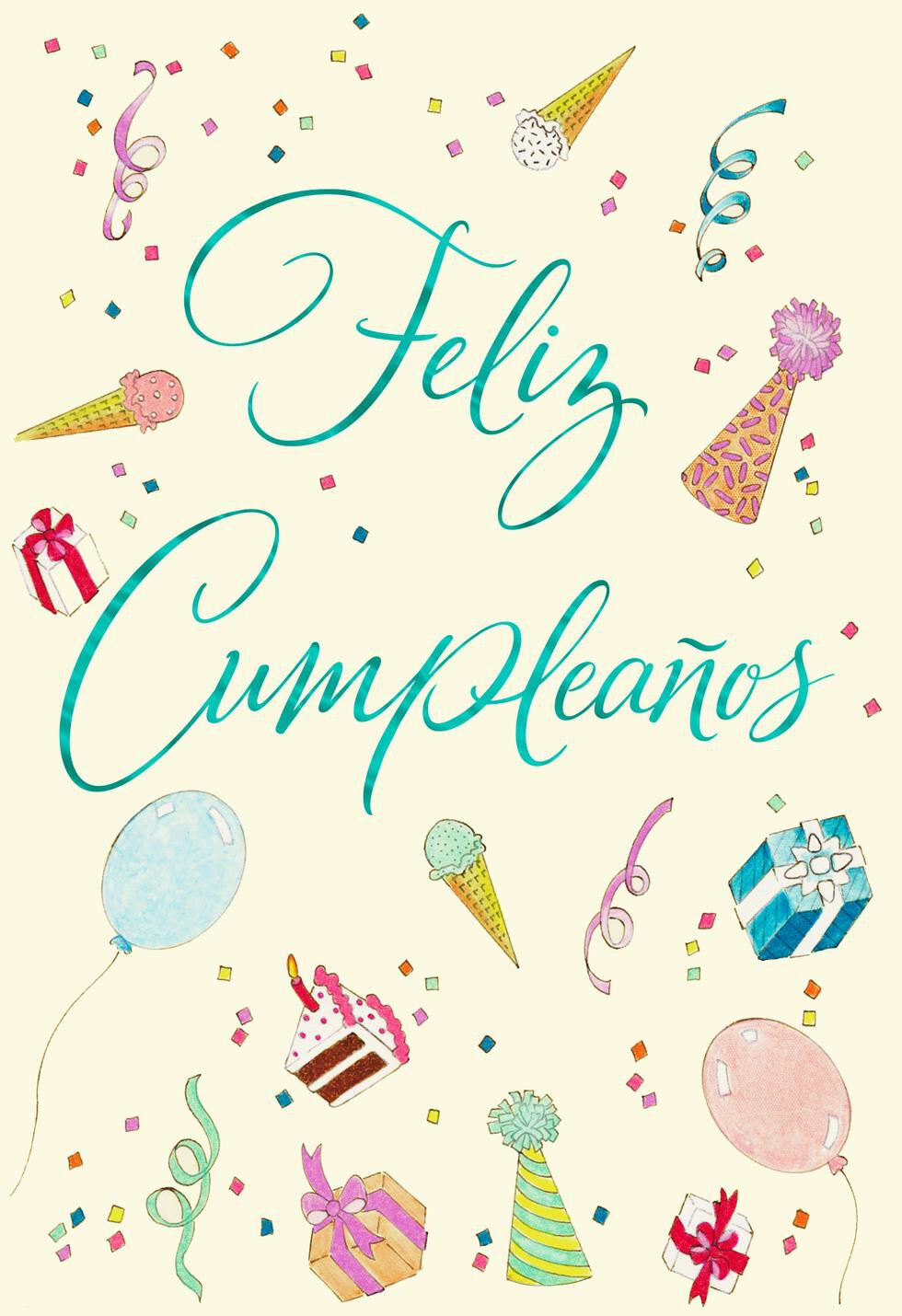 May Your Heart Feel Happy Spanish-Language Birthday Card