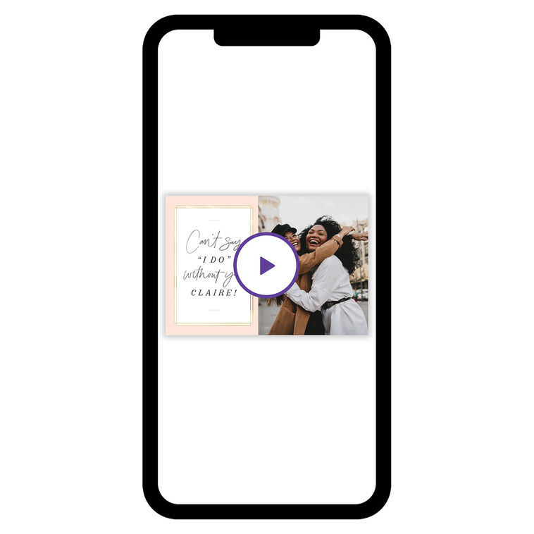Can't Say I Do Without You Wedding eCard