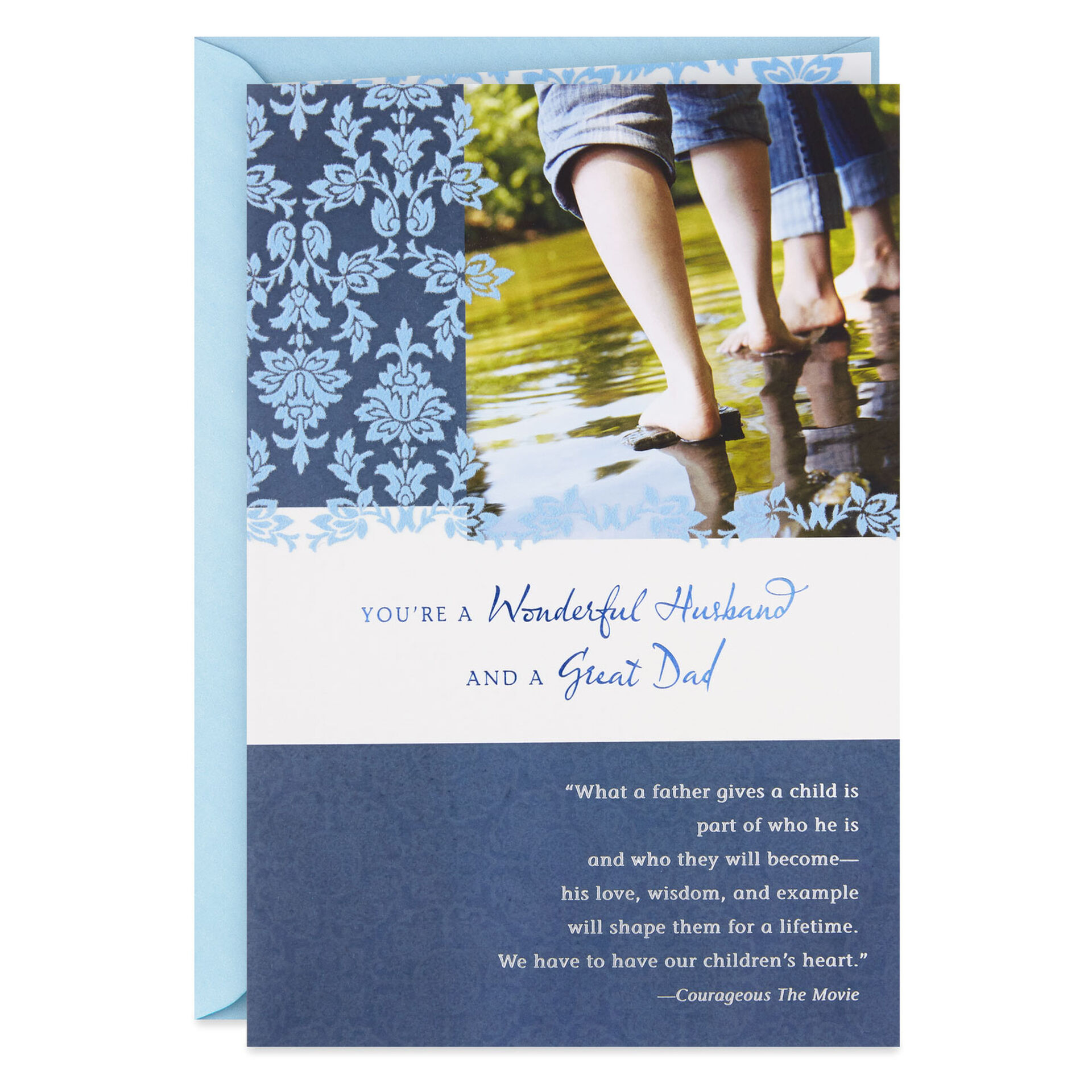 Blessed to Have You Religious Father's Day Card For Husband - Greeting