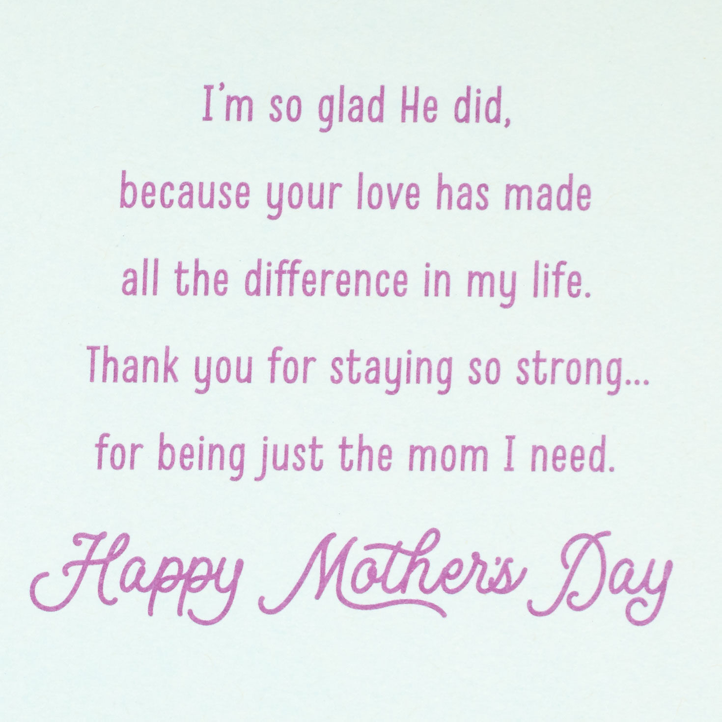God Knew You Were the Mom I Need Mother's Day Card for Mama, , large image number 3