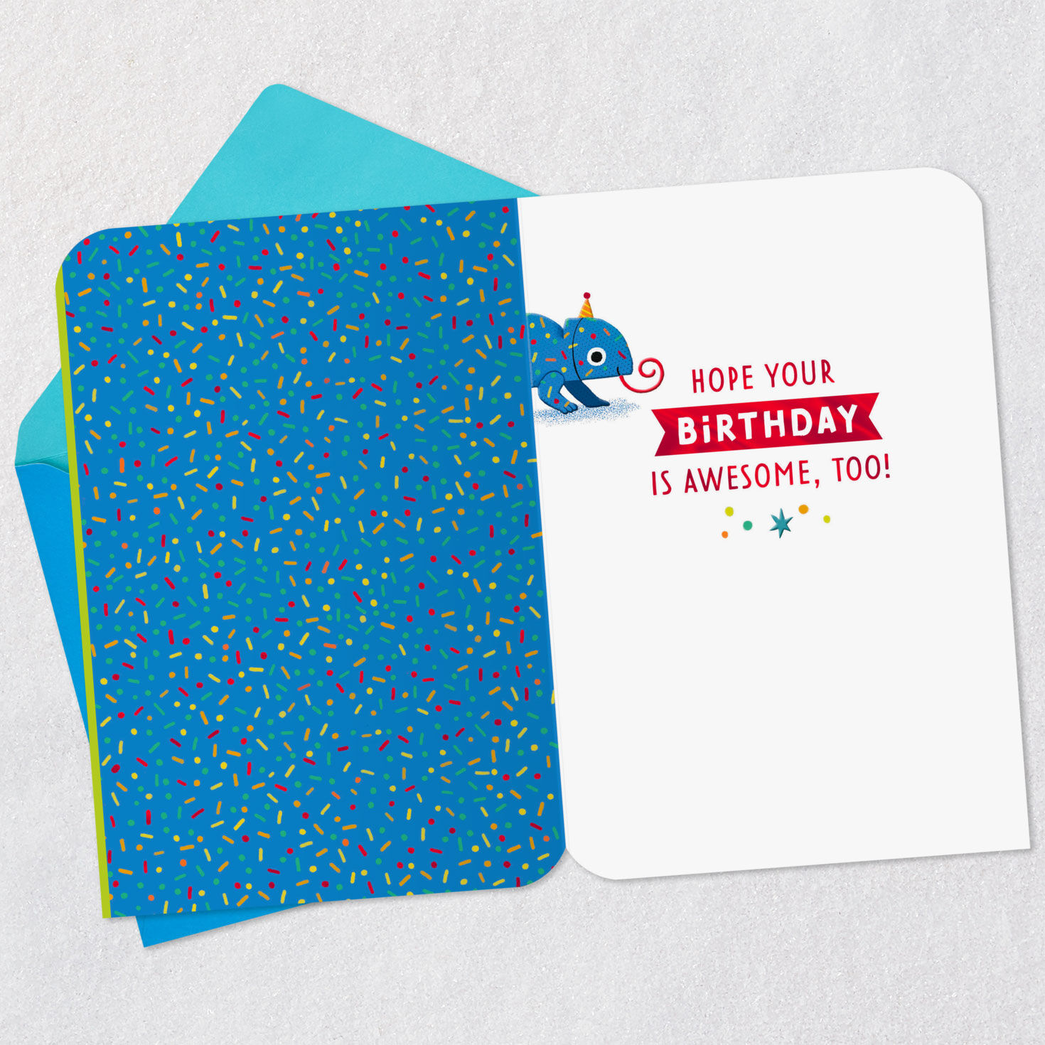 No Hiding Your Awesomeness Chameleon Birthday Card for Grandson for only USD 3.99 | Hallmark