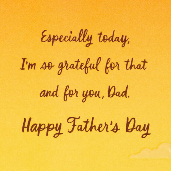 Grateful for Your Wisdom Father's Day Card for Dad, , large image number 3