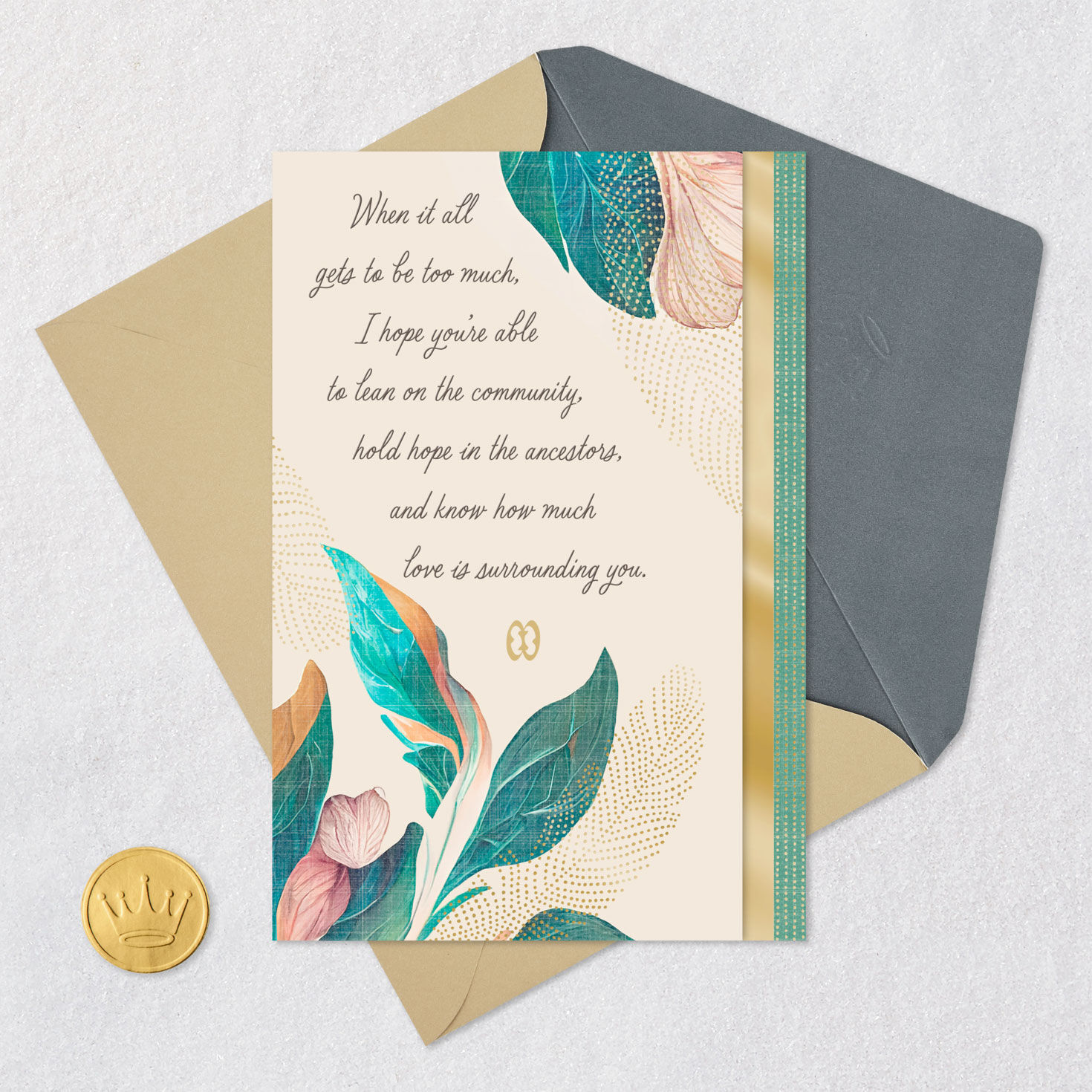 Love Is Surrounding You Nkonsonkonson Symbol Sympathy Card for only USD 3.59 | Hallmark
