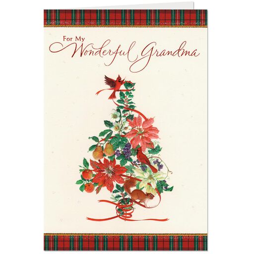Christmas Cards Holiday Party Invitations Hallmark Grateful For You Christmas Card Grandma