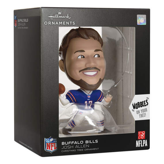 NFL Buffalo Bills Josh Allen Bouncing Buddy Hallmark Ornament, , large image number 4