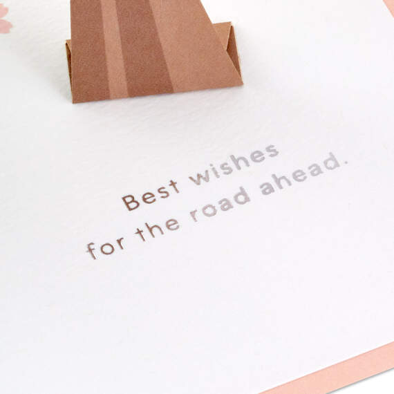 Best Wishes for the Road Ahead 3D Pop-Up Wedding Card, , large image number 3