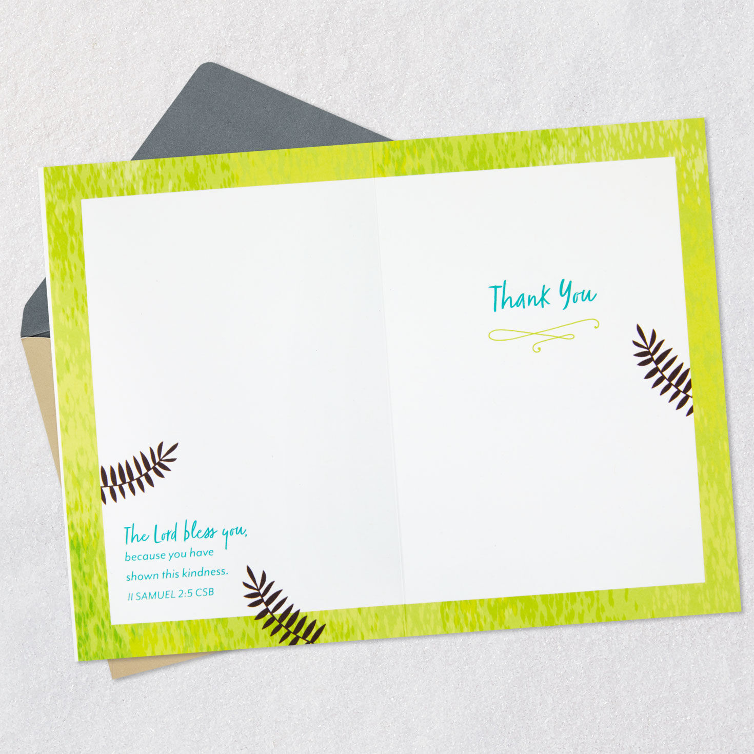 Grateful for Your Kindness Religious Thank-You Card, , large image number 4