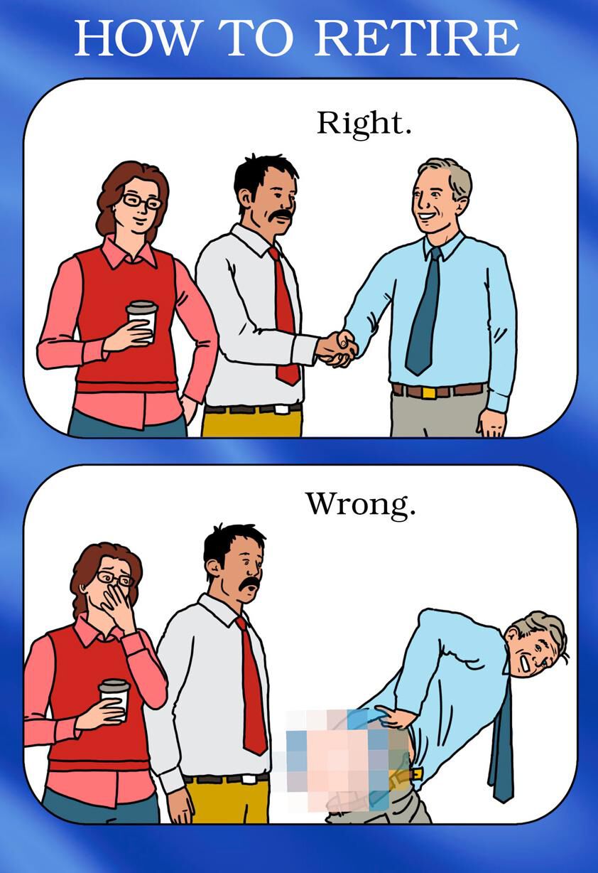 Leave Work Behind Funny Retirement Card