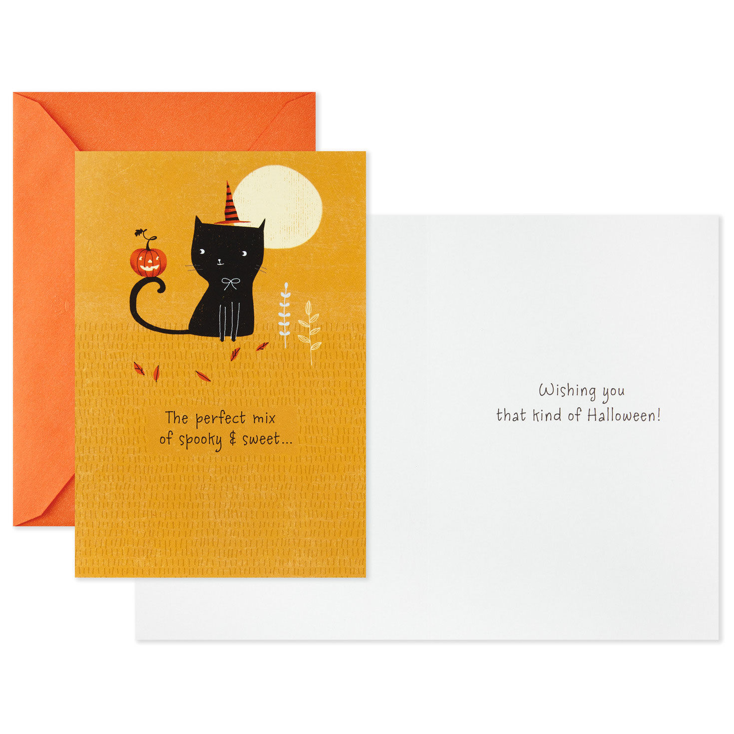 Cats and Dogs Halloween Cards Assortment Card Front with Sentiment image number 3