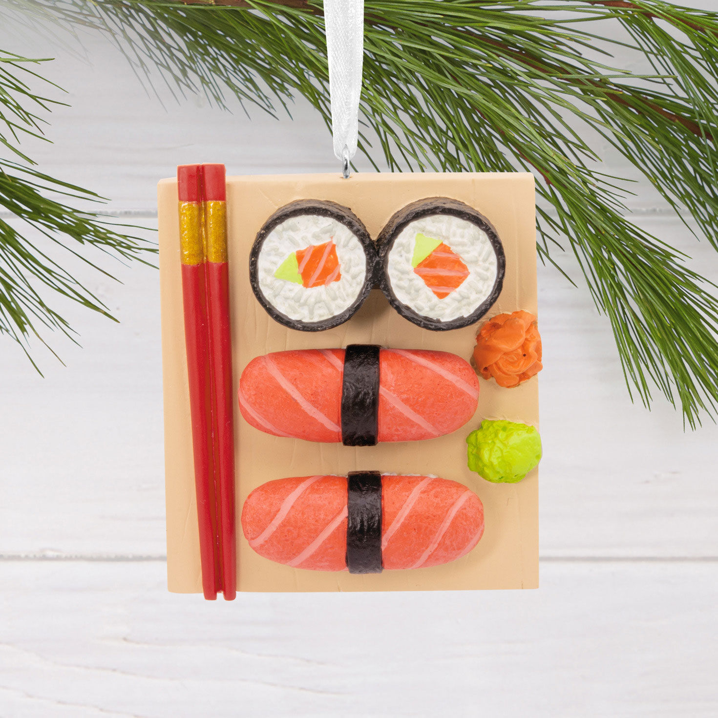 Sushi Christmas Ornament hanging on tree image number 2