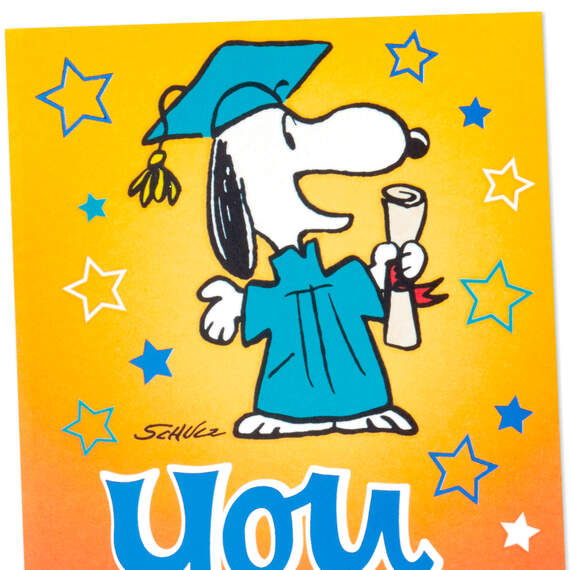 Peanuts® Snoopy Smarty-Pants Funny Money Holder Graduation Card, , large image number 5
