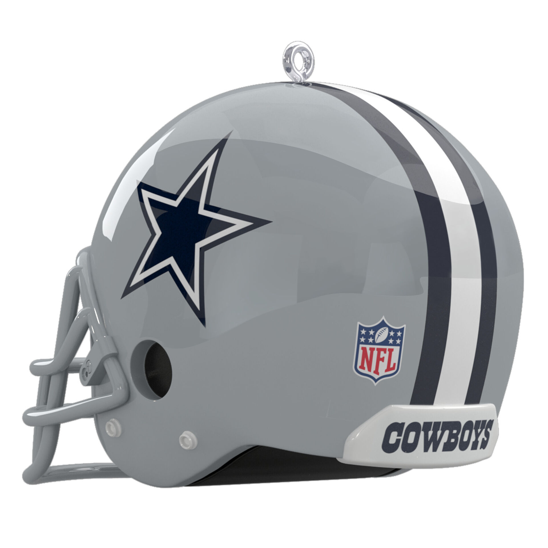 NFL Dallas Cowboys Helmet Ornament With Sound Keepsake Ornaments