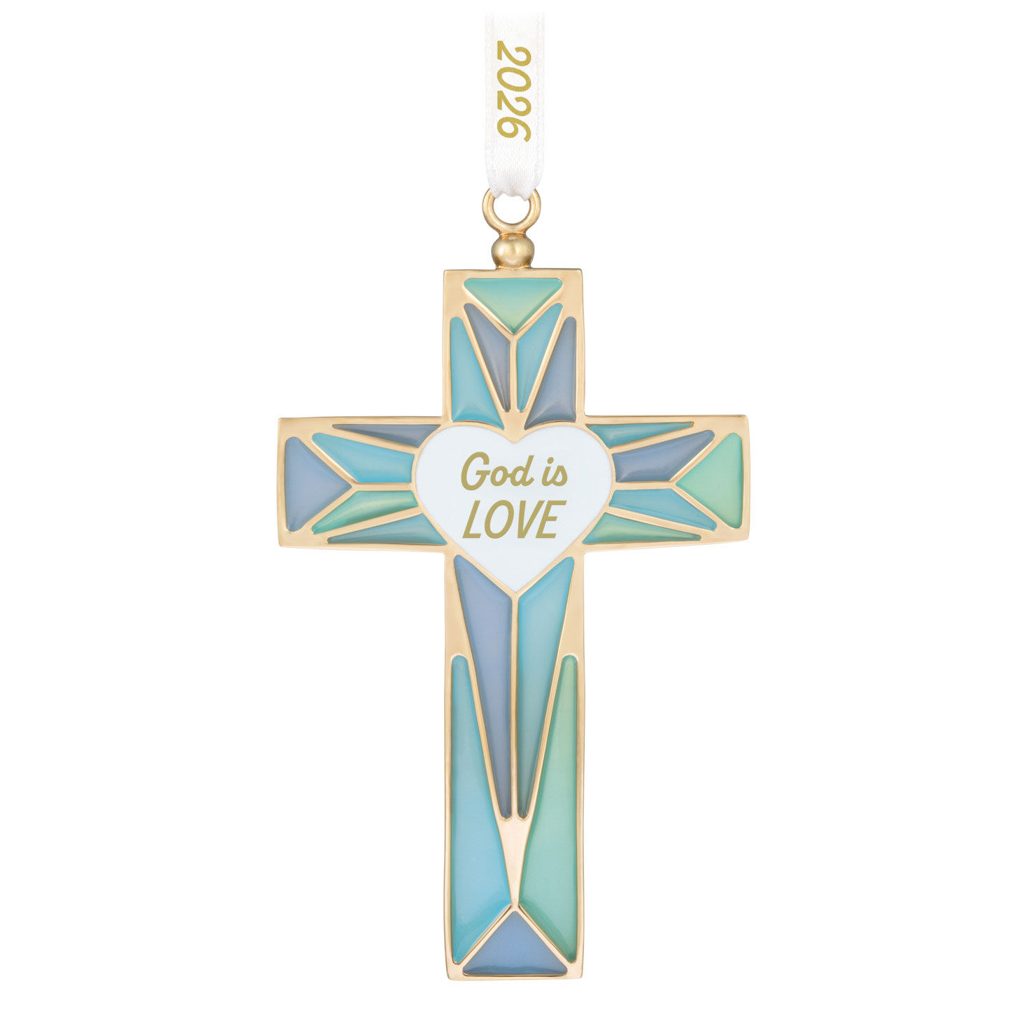God is Love 2026 Metal Ornament