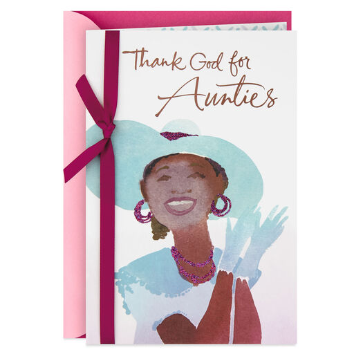 Thanking God for You Mother's Day Card for Auntie, 