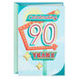 Love How You Live Your Adventure 90th Birthday Card, , large image number 1