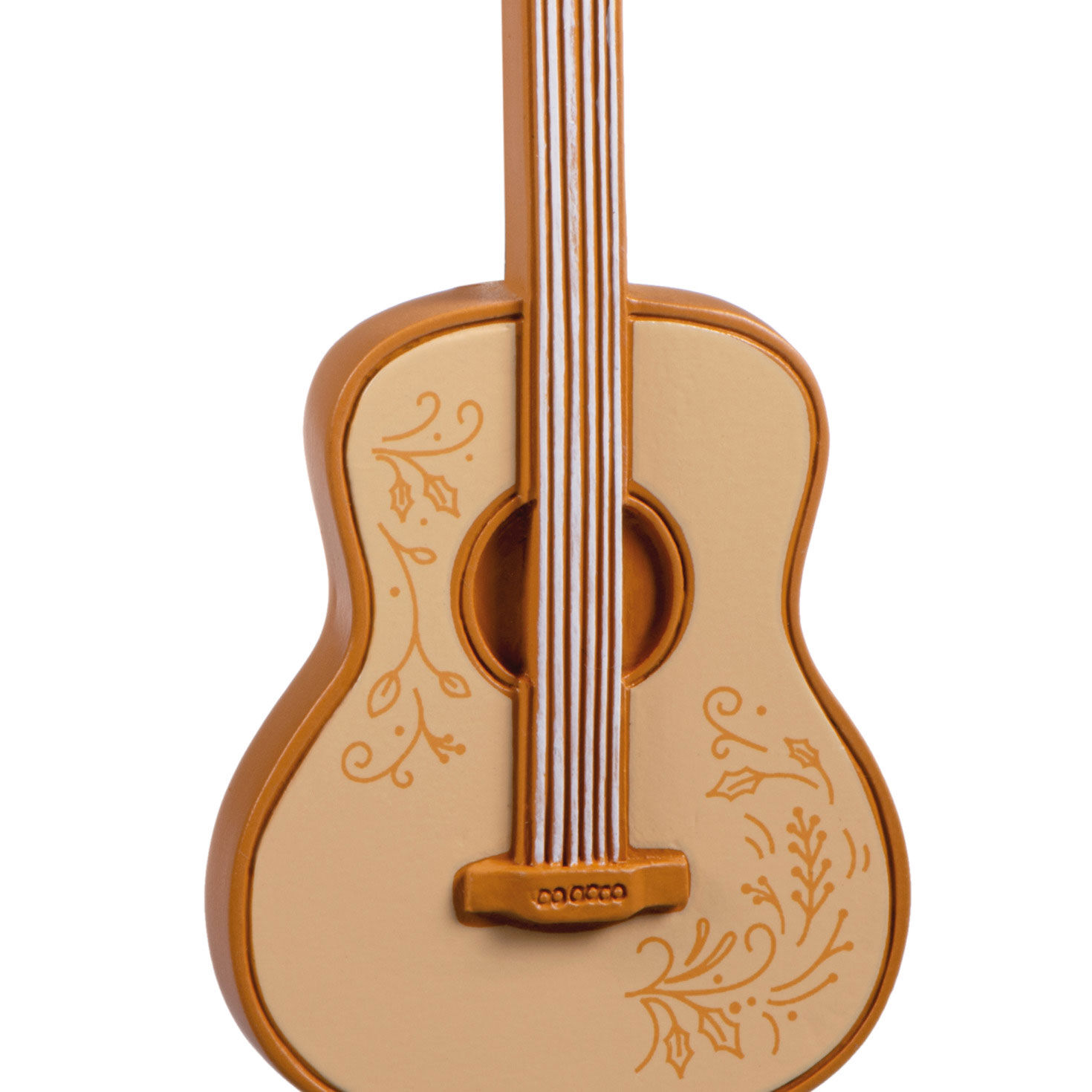 Acoustic Guitar Christmas Ornament upclose view image number 5