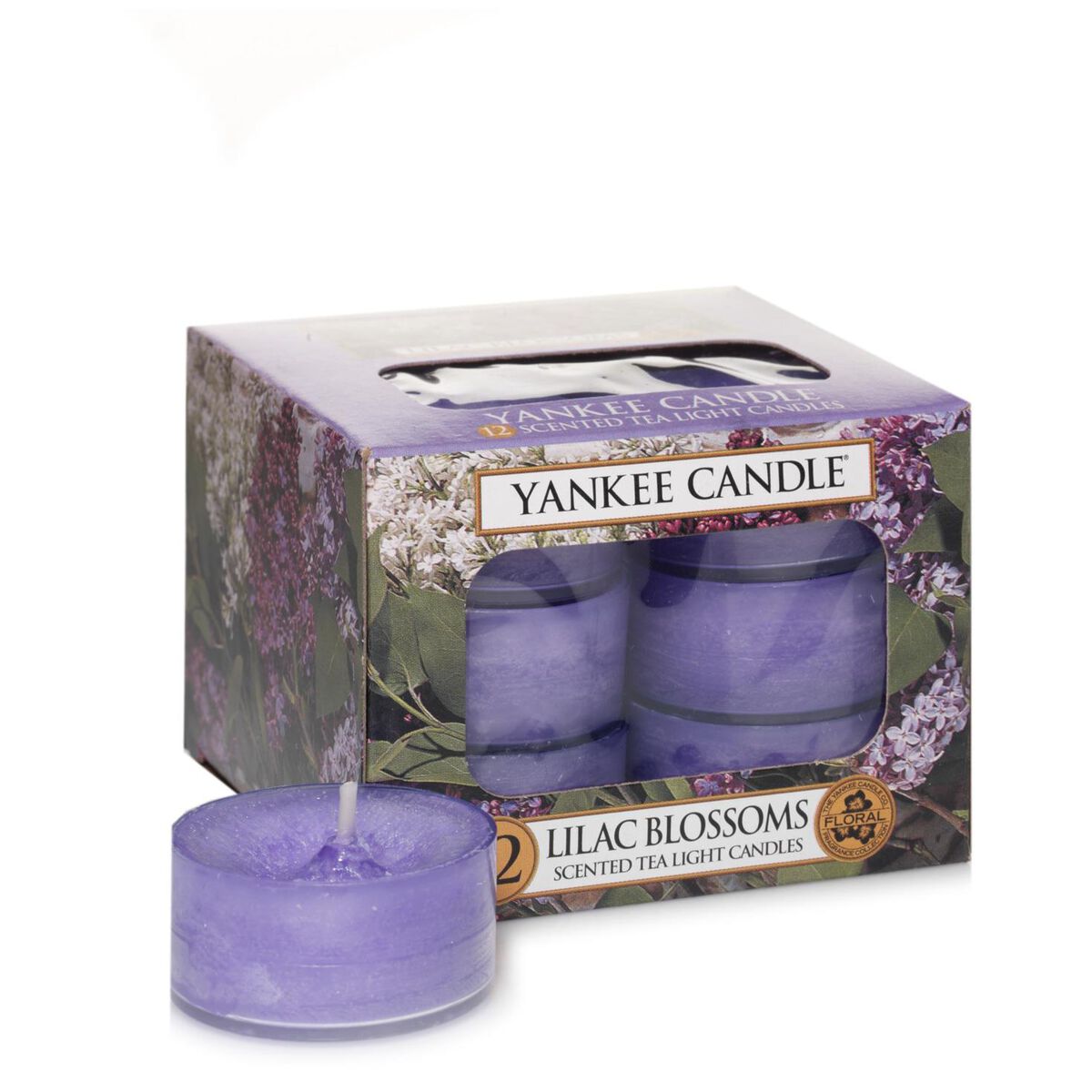 Lilac Blossoms Tea Light Candles, Set of 12 by Yankee Candle® Candles